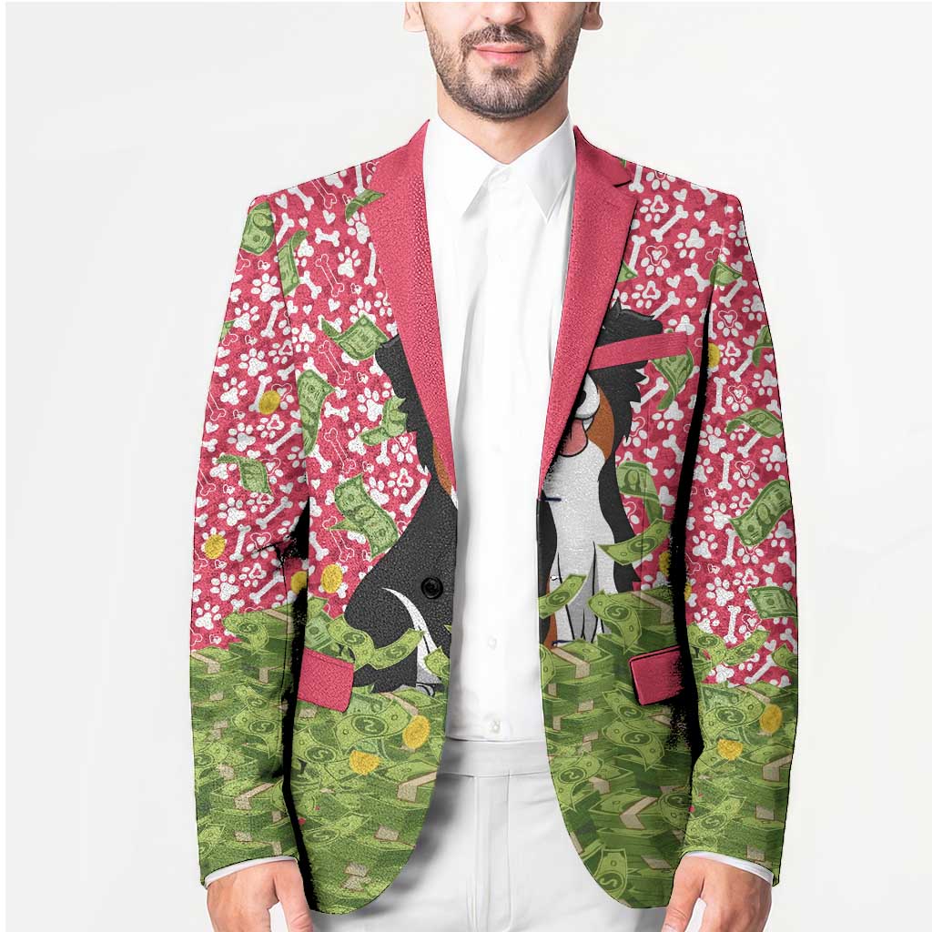 I Work Hard So That My Dog Can Have A Better Life Christmas Christmas Blazer Xmas Holiday Patterns - Wonder Print Shop
