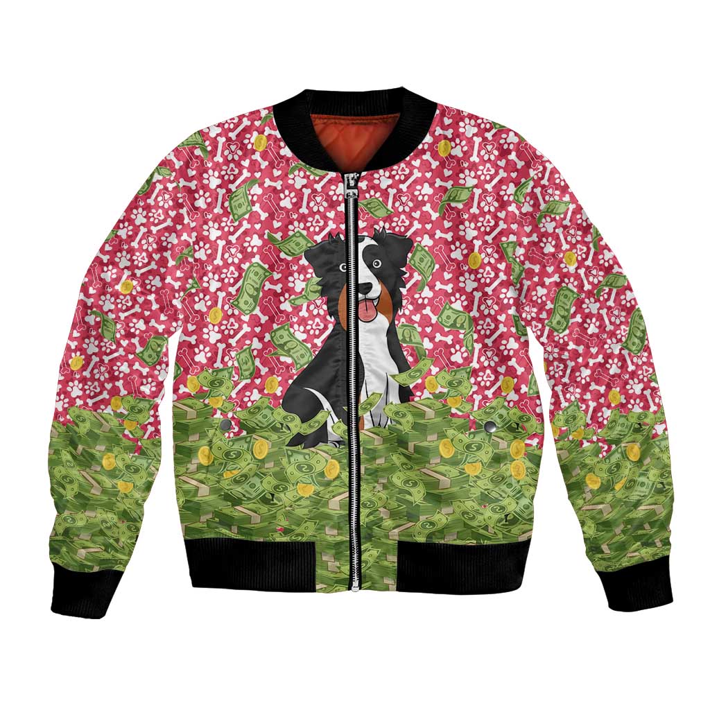 I Work Hard So That My Dog Can Have A Better Life Christmas Christmas Bomber Jacket Xmas Holiday Patterns - Wonder Print Shop