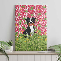 I Work Hard So That My Dog Can Have A Better Life Christmas Christmas Canvas Wall Art Xmas Holiday Patterns - Wonder Print Shop