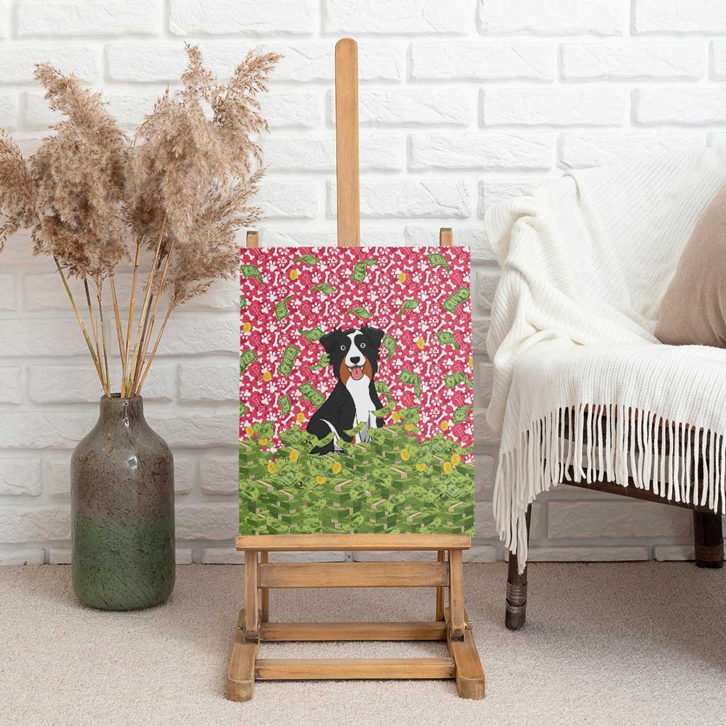I Work Hard So That My Dog Can Have A Better Life Christmas Christmas Canvas Wall Art Xmas Holiday Patterns - Wonder Print Shop