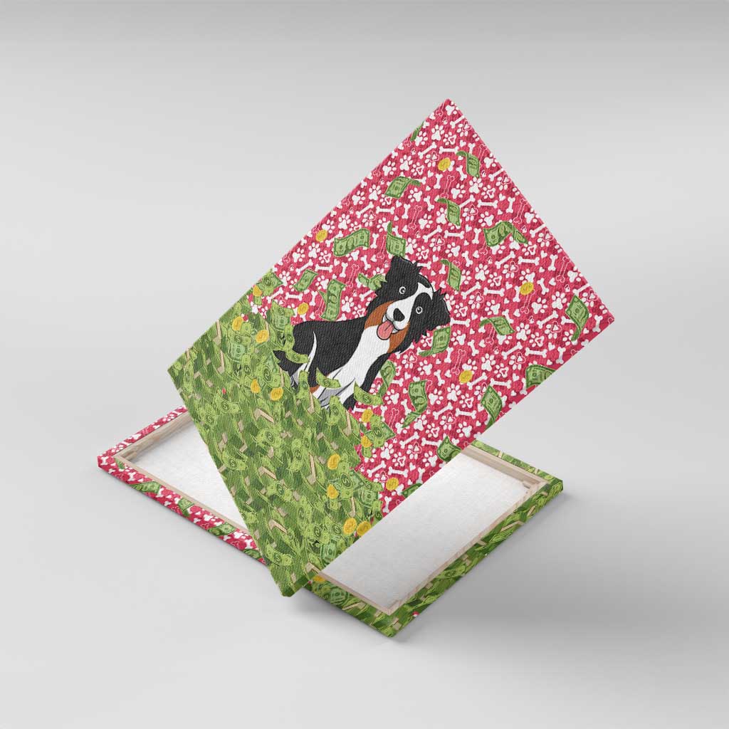 I Work Hard So That My Dog Can Have A Better Life Christmas Christmas Canvas Wall Art Xmas Holiday Patterns - Wonder Print Shop
