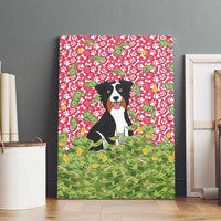I Work Hard So That My Dog Can Have A Better Life Christmas Christmas Canvas Wall Art Xmas Holiday Patterns - Wonder Print Shop