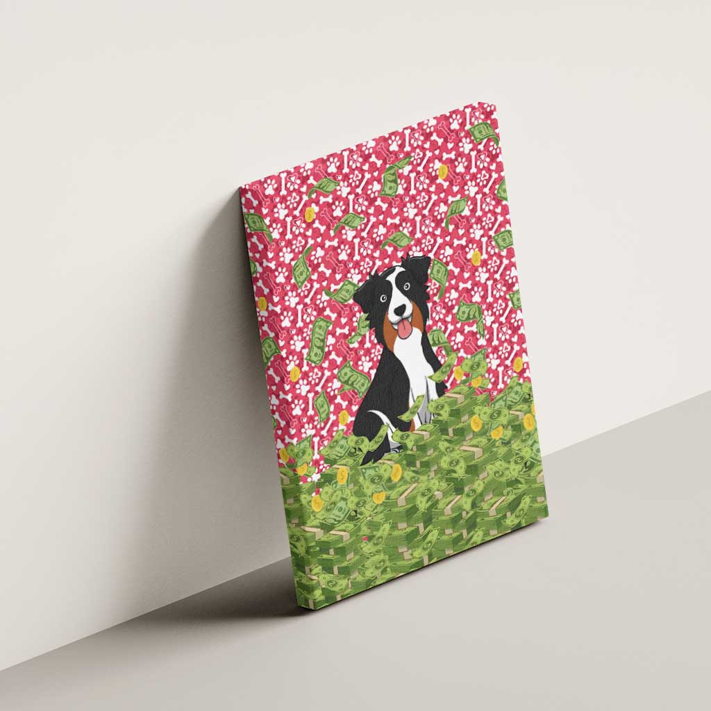 I Work Hard So That My Dog Can Have A Better Life Christmas Christmas Canvas Wall Art Xmas Holiday Patterns - Wonder Print Shop