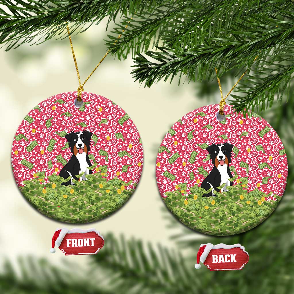 I Work Hard So That My Dog Can Have A Better Life Christmas Ceramic Ornament Xmas Holiday Patterns - Wonder Print Shop
