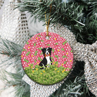 I Work Hard So That My Dog Can Have A Better Life Christmas Ceramic Ornament Xmas Holiday Patterns - Wonder Print Shop