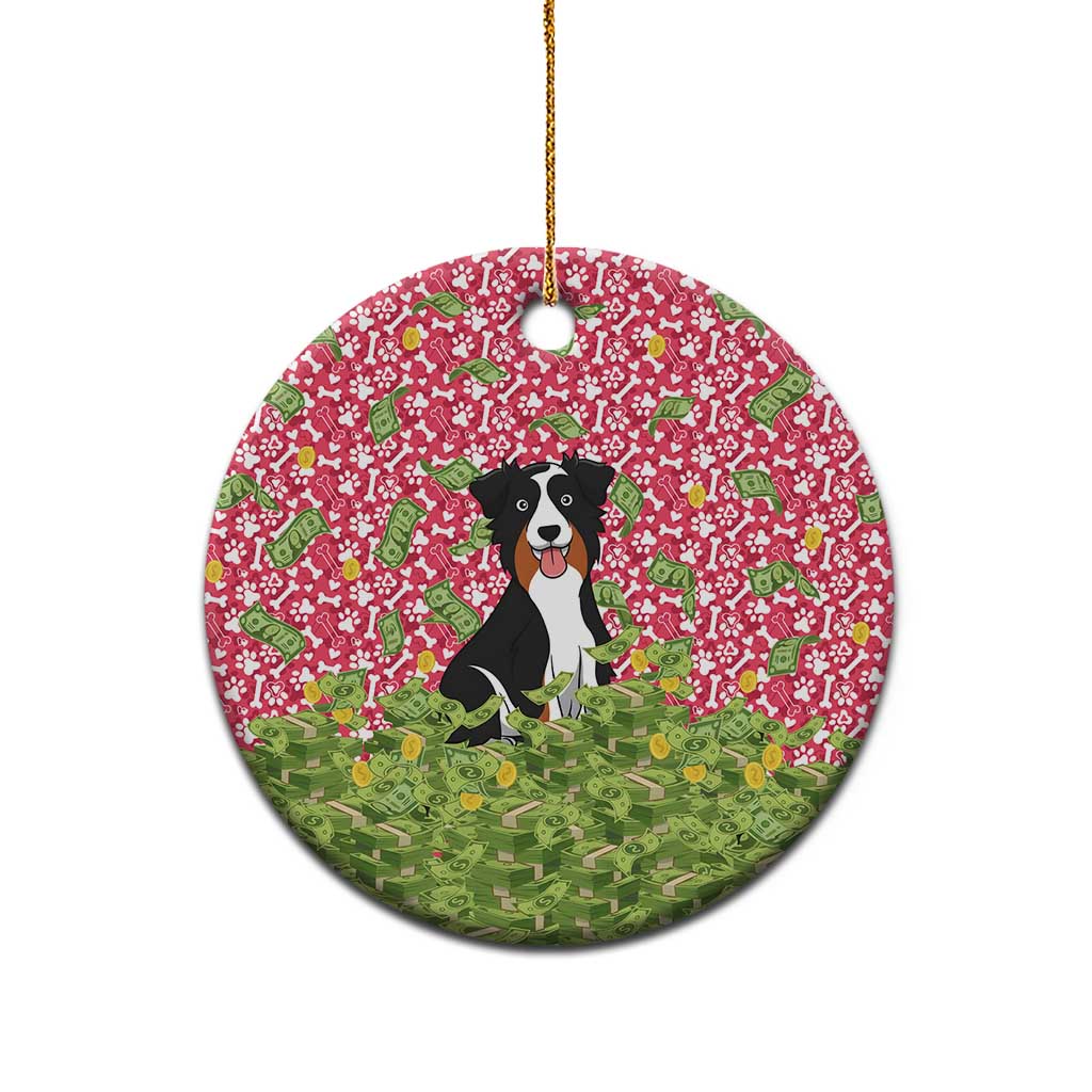 I Work Hard So That My Dog Can Have A Better Life Christmas Ceramic Ornament Xmas Holiday Patterns - Wonder Print Shop