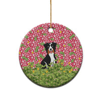 I Work Hard So That My Dog Can Have A Better Life Christmas Ceramic Ornament Xmas Holiday Patterns - Wonder Print Shop