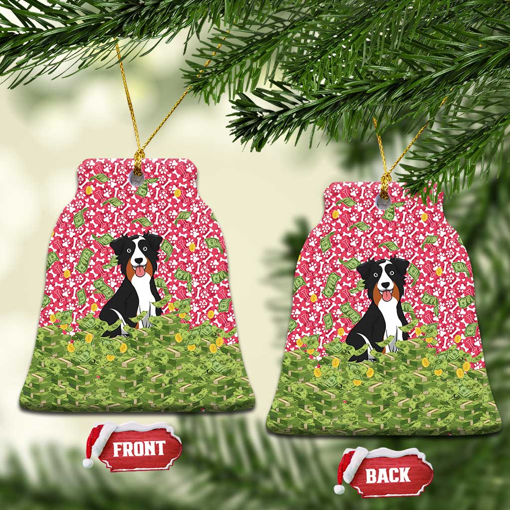 I Work Hard So That My Dog Can Have A Better Life Christmas Ceramic Ornament Xmas Holiday Patterns - Wonder Print Shop