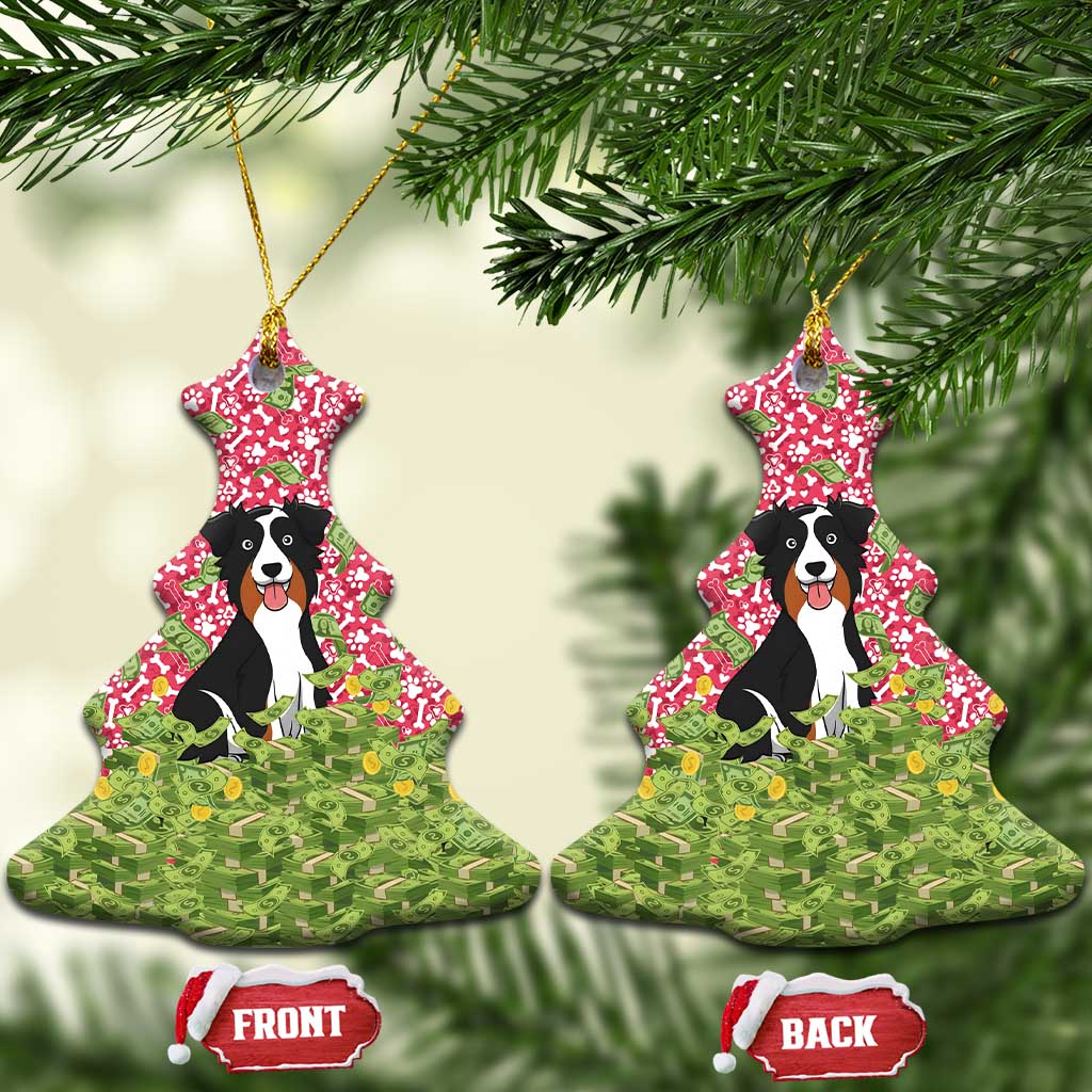 I Work Hard So That My Dog Can Have A Better Life Christmas Ceramic Ornament Xmas Holiday Patterns - Wonder Print Shop