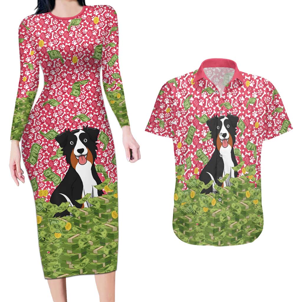 I Work Hard So That My Dog Can Have A Better Life Christmas Christmas Couples Matching Long Sleeve Bodycon Dress and Hawaiian Shirt Xmas Holiday Patterns - Wonder Print Shop