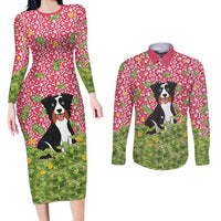 I Work Hard So That My Dog Can Have A Better Life Christmas Christmas Couples Matching Long Sleeve Bodycon Dress and Long Sleeve Button Shirt Xmas Holiday Patterns - Wonder Print Shop