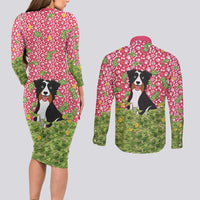 I Work Hard So That My Dog Can Have A Better Life Christmas Christmas Couples Matching Long Sleeve Bodycon Dress and Long Sleeve Button Shirt Xmas Holiday Patterns - Wonder Print Shop