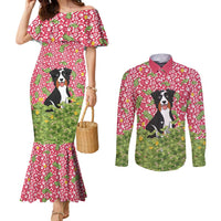 I Work Hard So That My Dog Can Have A Better Life Christmas Christmas Couples Matching Mermaid Dress and Long Sleeve Button Shirt Xmas Holiday Patterns - Wonder Print Shop