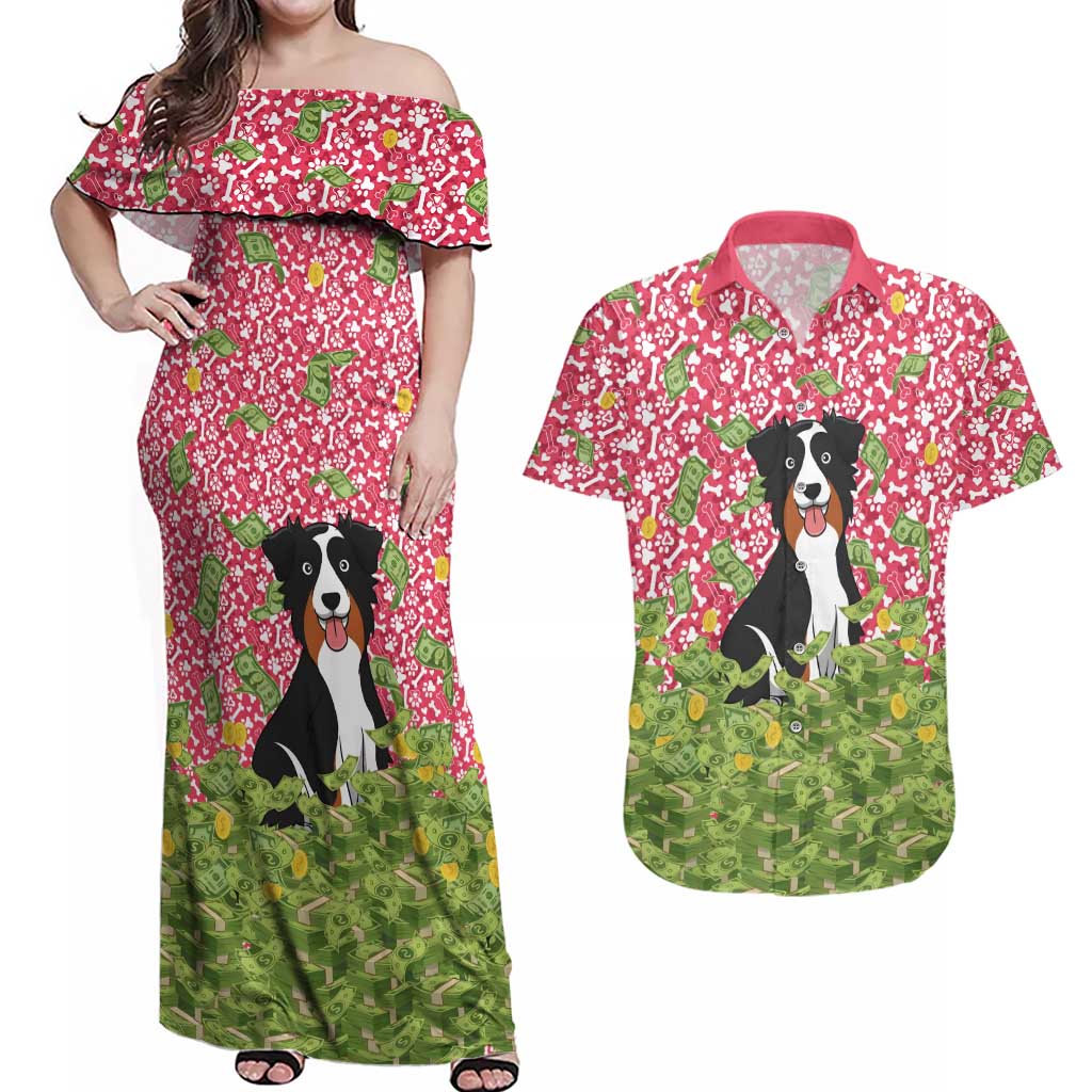 I Work Hard So That My Dog Can Have A Better Life Christmas Christmas Couples Matching Off Shoulder Maxi Dress and Hawaiian Shirt Xmas Holiday Patterns - Wonder Print Shop
