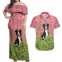 I Work Hard So That My Dog Can Have A Better Life Christmas Christmas Couples Matching Off Shoulder Maxi Dress and Hawaiian Shirt Xmas Holiday Patterns - Wonder Print Shop
