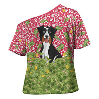 I Work Hard So That My Dog Can Have A Better Life Christmas Christmas Cross Shoulder Shirt Xmas Holiday Patterns - Wonder Print Shop