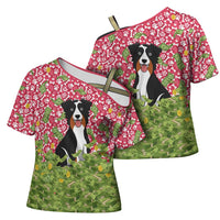 I Work Hard So That My Dog Can Have A Better Life Christmas Christmas Cross Shoulder Shirt Xmas Holiday Patterns - Wonder Print Shop