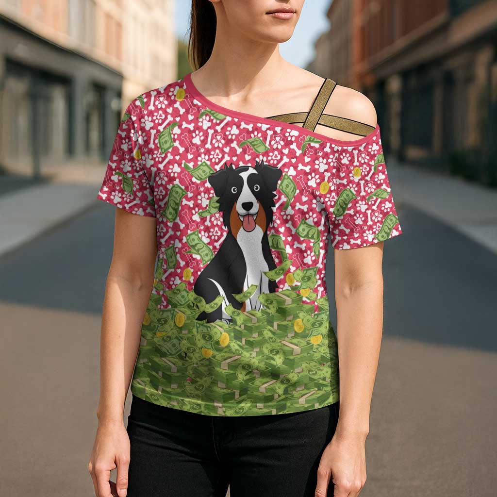 I Work Hard So That My Dog Can Have A Better Life Christmas Christmas Cross Shoulder Shirt Xmas Holiday Patterns - Wonder Print Shop