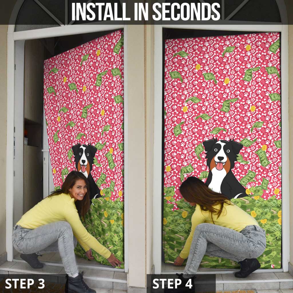 I Work Hard So That My Dog Can Have A Better Life Christmas Christmas Door Cover Xmas Holiday Patterns - Wonder Print Shop