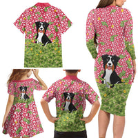 I Work Hard So That My Dog Can Have A Better Life Christmas Christmas Family Matching Long Sleeve Bodycon Dress and Hawaiian Shirt Xmas Holiday Patterns - Wonder Print Shop