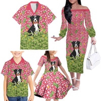 I Work Hard So That My Dog Can Have A Better Life Christmas Christmas Family Matching Off The Shoulder Long Sleeve Dress and Hawaiian Shirt Xmas Holiday Patterns - Wonder Print Shop
