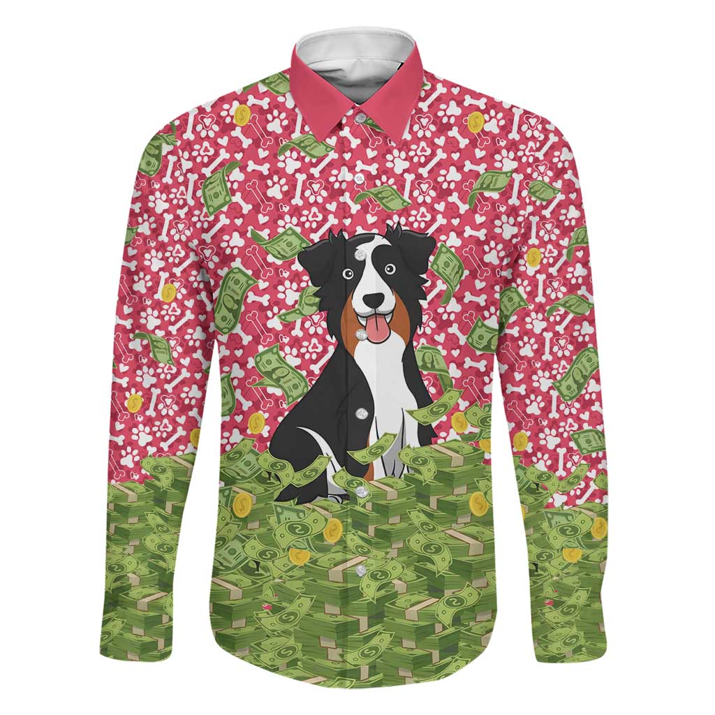 I Work Hard So That My Dog Can Have A Better Life Christmas Christmas Family Matching Off The Shoulder Long Sleeve Dress and Hawaiian Shirt Xmas Holiday Patterns - Wonder Print Shop