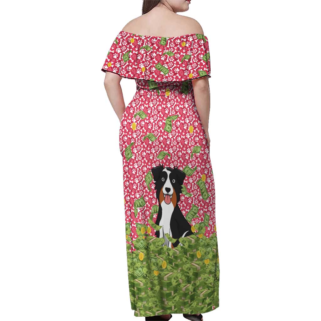 I Work Hard So That My Dog Can Have A Better Life Christmas Christmas Family Matching Off Shoulder Maxi Dress and Hawaiian Shirt Xmas Holiday Patterns - Wonder Print Shop