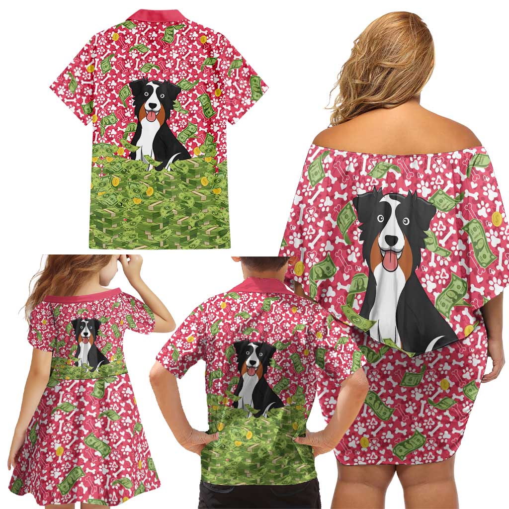 I Work Hard So That My Dog Can Have A Better Life Christmas Christmas Family Matching Off Shoulder Short Dress and Hawaiian Shirt Xmas Holiday Patterns - Wonder Print Shop
