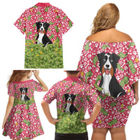I Work Hard So That My Dog Can Have A Better Life Christmas Christmas Family Matching Off Shoulder Short Dress and Hawaiian Shirt Xmas Holiday Patterns - Wonder Print Shop