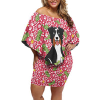 I Work Hard So That My Dog Can Have A Better Life Christmas Christmas Family Matching Off Shoulder Short Dress and Hawaiian Shirt Xmas Holiday Patterns - Wonder Print Shop