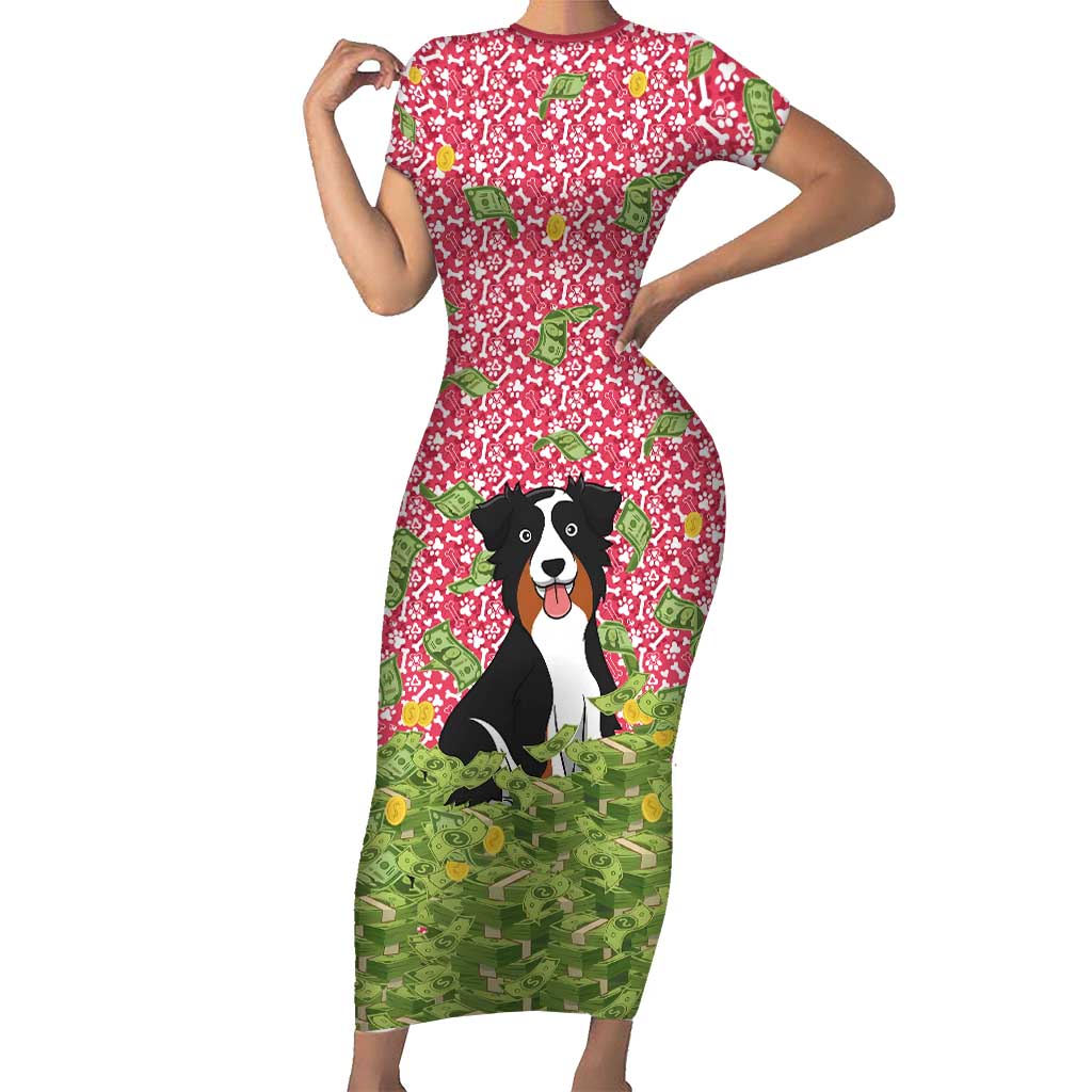 I Work Hard So That My Dog Can Have A Better Life Christmas Christmas Family Matching Short Sleeve Bodycon Dress and Hawaiian Shirt Xmas Holiday Patterns - Wonder Print Shop