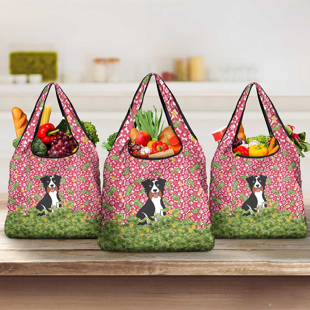 I Work Hard So That My Dog Can Have A Better Life Christmas Christmas Grocery Bag Xmas Holiday Patterns - Wonder Print Shop