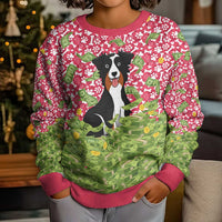 I Work Hard So That My Dog Can Have A Better Life Christmas Kid Ugly Christmas Sweater Xmas Holiday Patterns - Wonder Print Shop