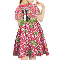 I Work Hard So That My Dog Can Have A Better Life Christmas Christmas Kid Short Sleeve Dress Xmas Holiday Patterns - Wonder Print Shop