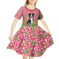 I Work Hard So That My Dog Can Have A Better Life Christmas Christmas Kid Short Sleeve Dress Xmas Holiday Patterns - Wonder Print Shop