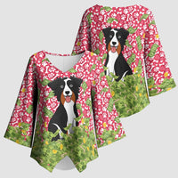 I Work Hard So That My Dog Can Have A Better Life Christmas Christmas Kimono Sleeve Blouse Xmas Holiday Patterns - Wonder Print Shop