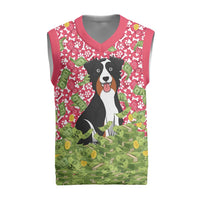 I Work Hard So That My Dog Can Have A Better Life Christmas Christmas Knitted V-Neck Vest Xmas Holiday Patterns - Wonder Print Shop