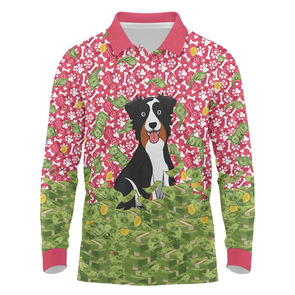 I Work Hard So That My Dog Can Have A Better Life Christmas Christmas Long Sleeve Polo Shirt Xmas Holiday Patterns - Wonder Print Shop