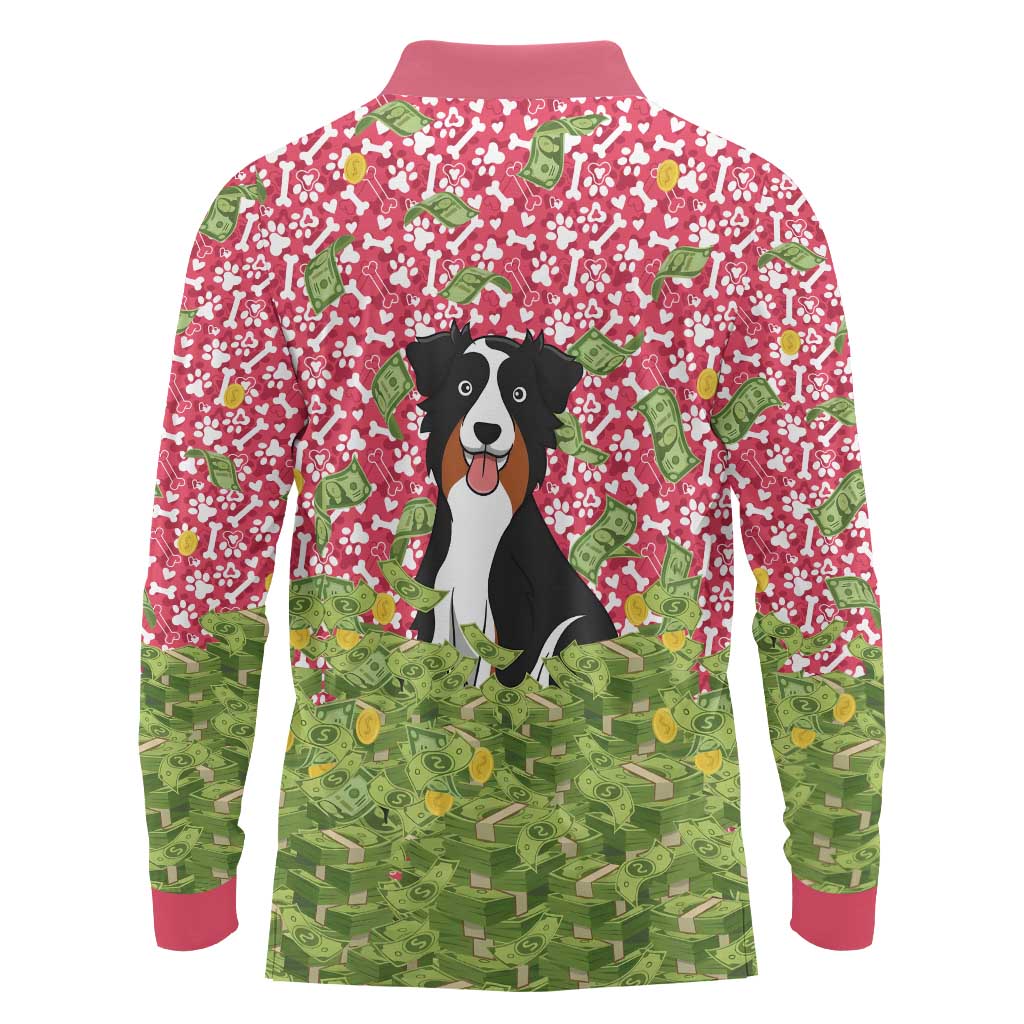 I Work Hard So That My Dog Can Have A Better Life Christmas Christmas Long Sleeve Polo Shirt Xmas Holiday Patterns - Wonder Print Shop