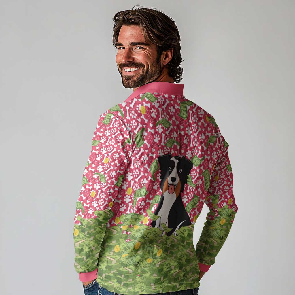 I Work Hard So That My Dog Can Have A Better Life Christmas Christmas Long Sleeve Polo Shirt Xmas Holiday Patterns - Wonder Print Shop