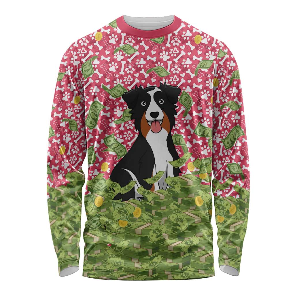I Work Hard So That My Dog Can Have A Better Life Christmas Christmas Long Sleeve Shirt Xmas Holiday Patterns - Wonder Print Shop