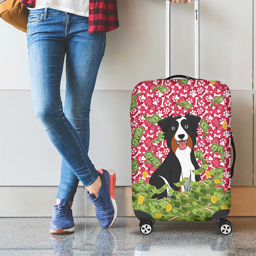 I Work Hard So That My Dog Can Have A Better Life Christmas Christmas Luggage Cover Xmas Holiday Patterns - undefined