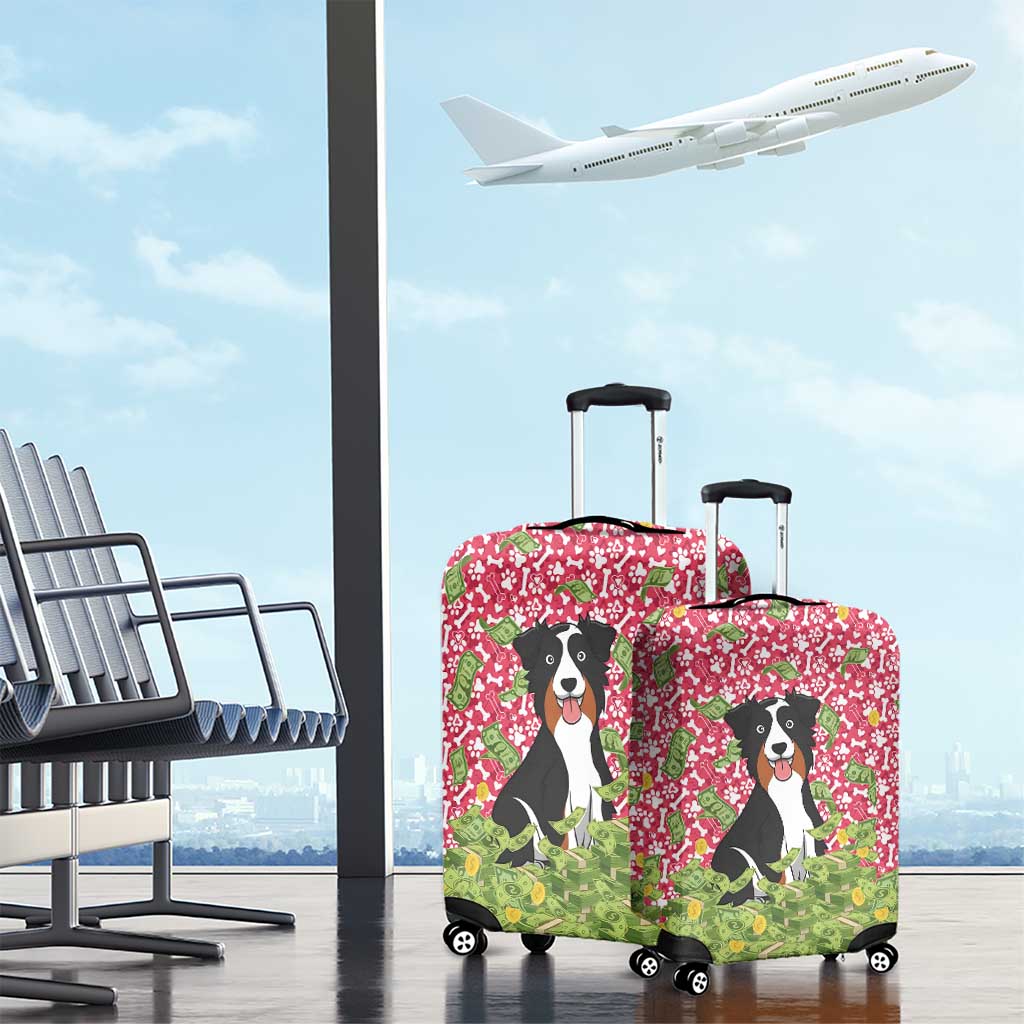 I Work Hard So That My Dog Can Have A Better Life Christmas Christmas Luggage Cover Xmas Holiday Patterns - undefined
