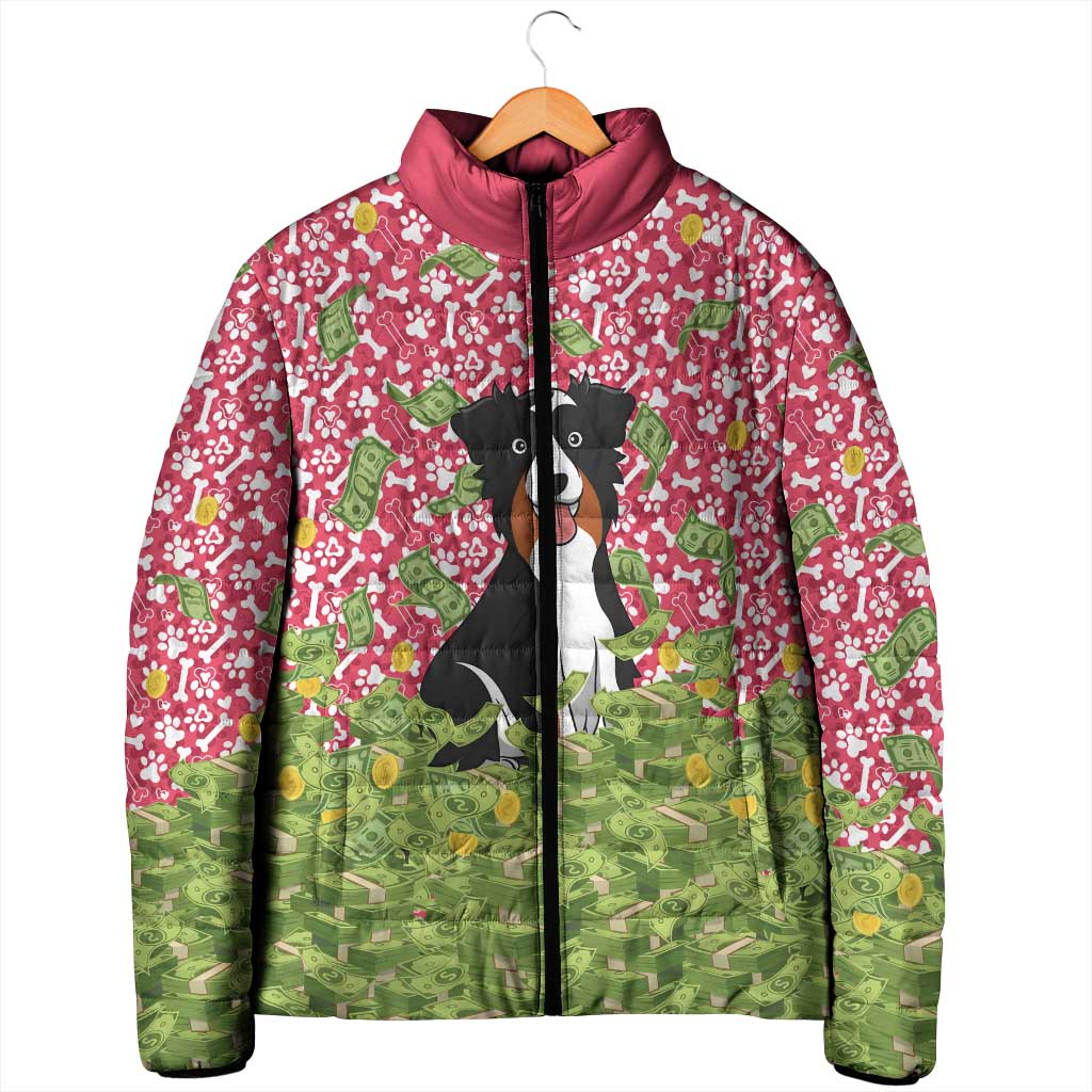I Work Hard So That My Dog Can Have A Better Life Christmas Christmas Padded Jacket Xmas Holiday Patterns - Wonder Print Shop