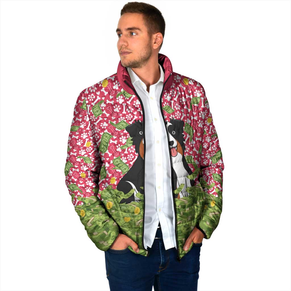 I Work Hard So That My Dog Can Have A Better Life Christmas Christmas Padded Jacket Xmas Holiday Patterns - Wonder Print Shop