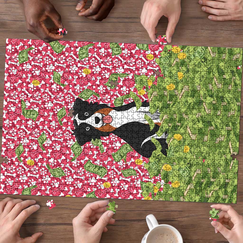 I Work Hard So That My Dog Can Have A Better Life Christmas Christmas Puzzle Xmas Holiday Patterns - Wonder Print Shop