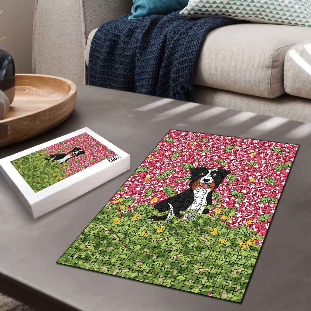 I Work Hard So That My Dog Can Have A Better Life Christmas Christmas Puzzle Xmas Holiday Patterns - Wonder Print Shop