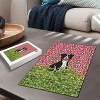 I Work Hard So That My Dog Can Have A Better Life Christmas Christmas Puzzle Xmas Holiday Patterns - Wonder Print Shop