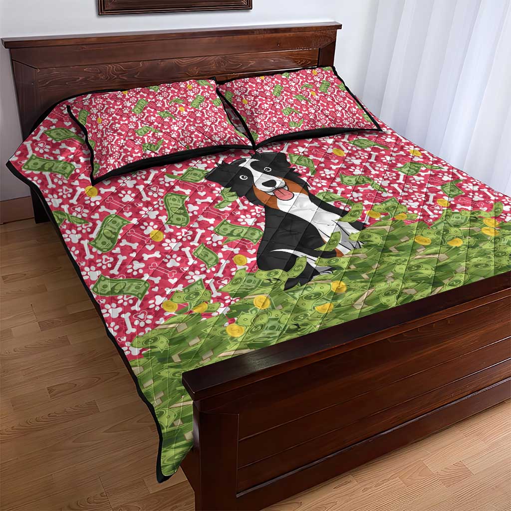 I Work Hard So That My Dog Can Have A Better Life Christmas Christmas Quilt Bed Set Xmas Holiday Patterns - Wonder Print Shop