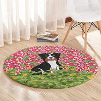 I Work Hard So That My Dog Can Have A Better Life Christmas Christmas Round Carpet Xmas Holiday Patterns - Wonder Print Shop
